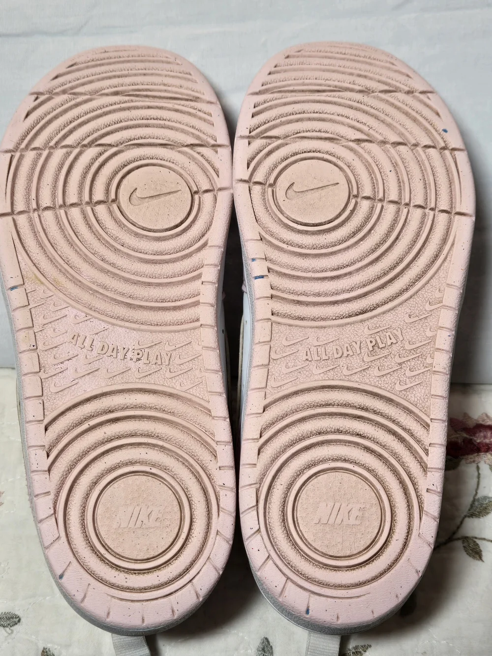 Nike Court Borough Low Recraft Pink White Youth 3Y Sneakers